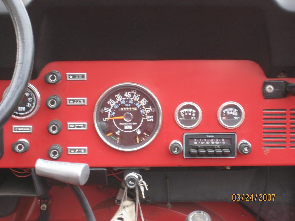 Looking for DASH PICS WITH ORIGINAL TACH - JeepForum.com jeep cj factory tach wiring schematic 